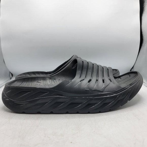 Hoka One One Ora Recovery Slides Mens Size 12 Black Slip On Comfort Sandals main image 6